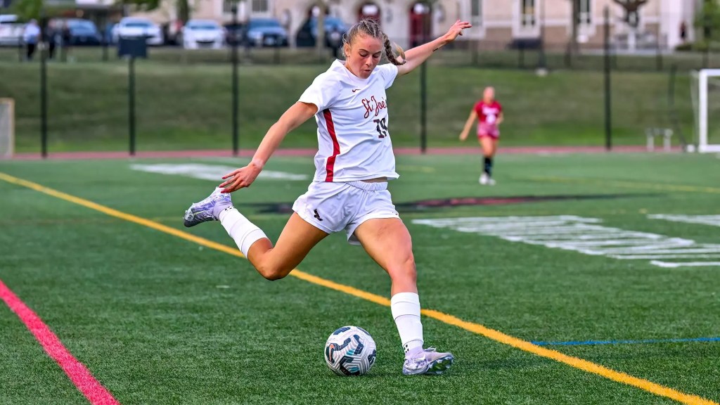 New Pittsburgh Riveters forward Emily Hanrahan (Photo: David Morgan/Stylish Images via St. Joseph's Athletics)